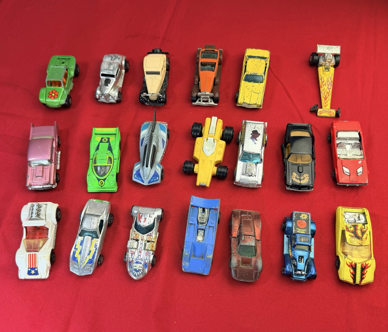 Vtg Hot Wheels Redline Blackwall Diecast Car Lot 20 Matchbox Side Kick Spoilers