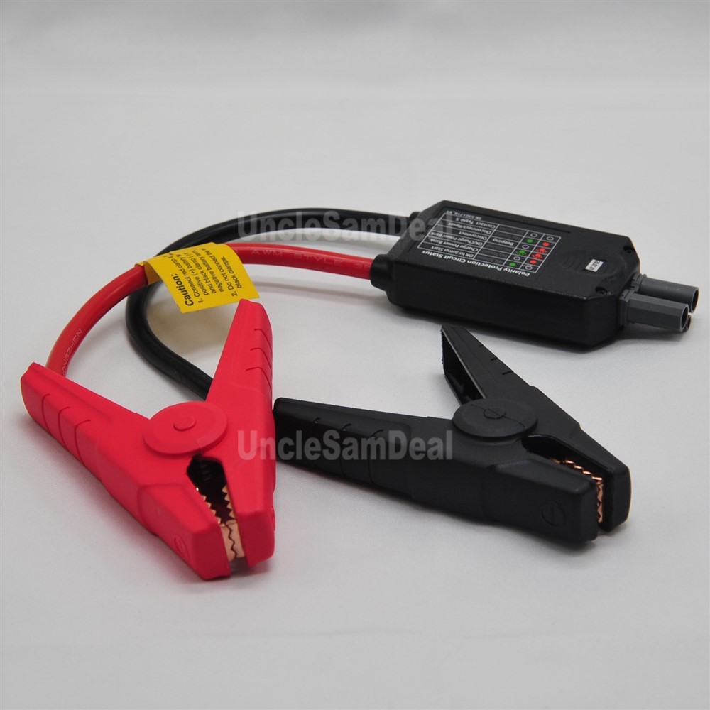 TYPE-S JUMP START POWER BANK ALLIGATOR CLAMP CABLE 3 PRONG GEN3 GRAY EC5-GEN3
