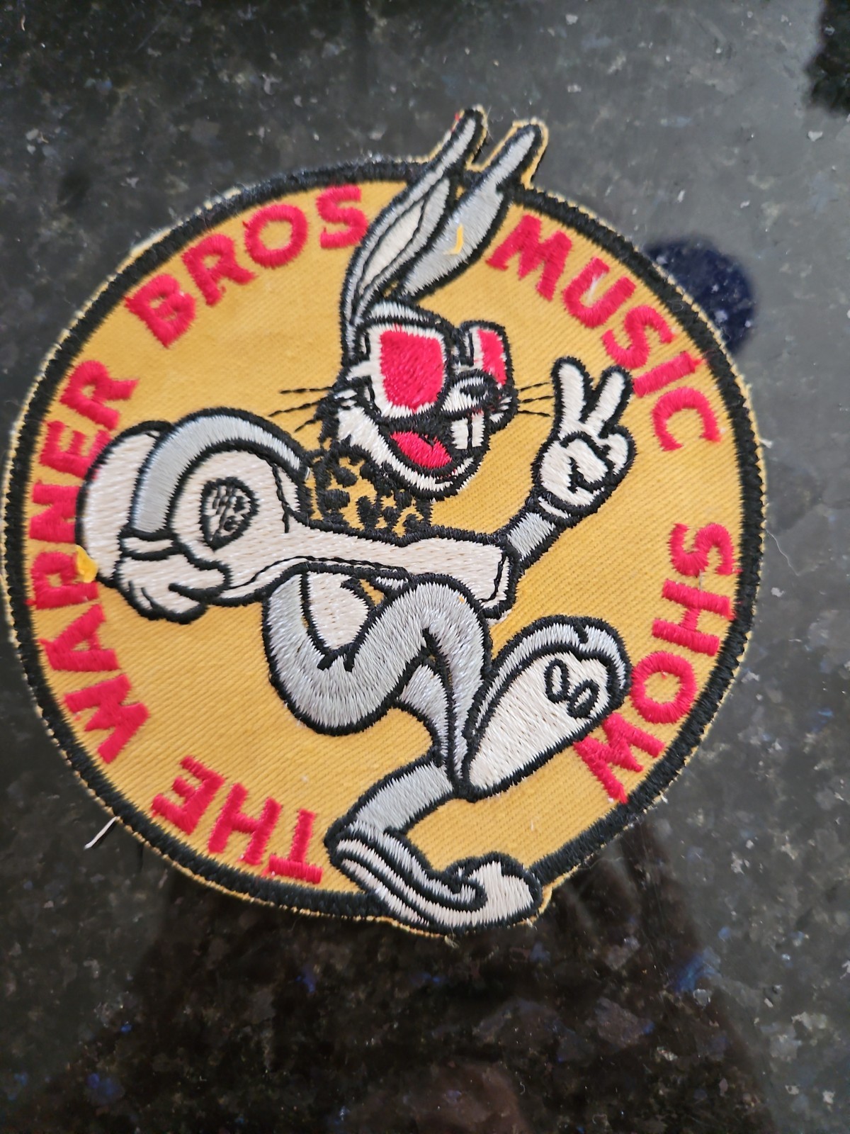 Rare Vintage Warner Bros Music Show Bugs Bunny Patch Rare Vintage Warner Bros Music Show Bugs Bunny Patch