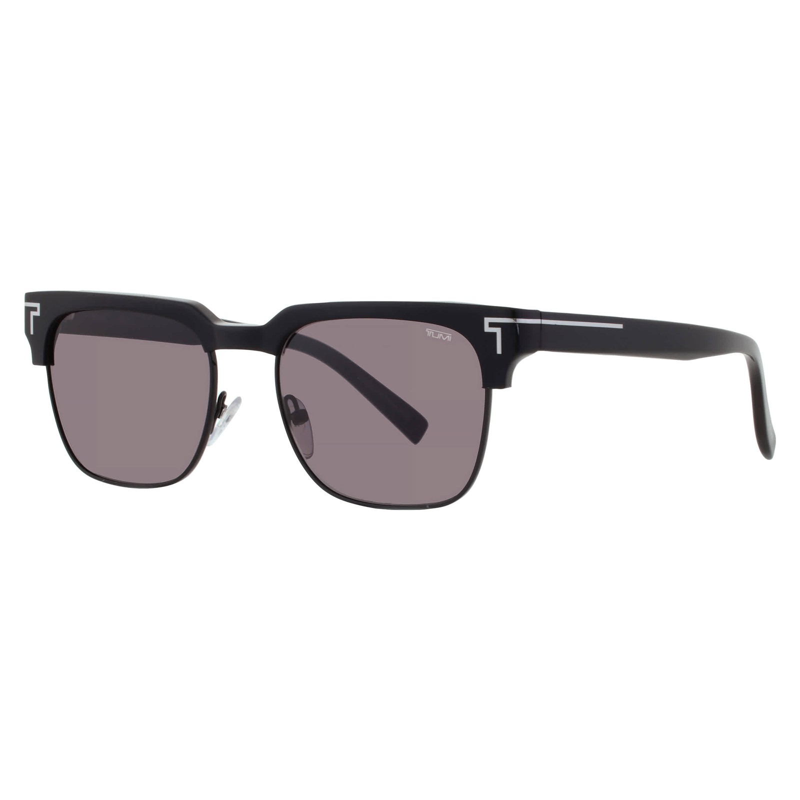 Tumi Grey Square Men\'s Sunglasses STU514 0BLA 53 STU514 0BLA 53
