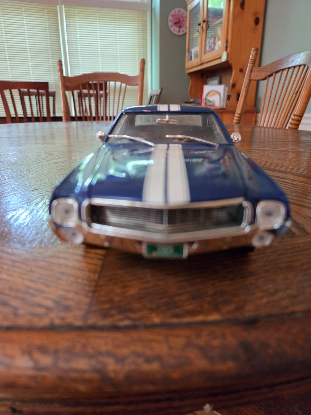 1/18 ERTL AMERICAN MUSCLE ‘68 AMC AMX METALLIC BLUE W/ SILVER #32282 1/18 ERTL AMERICAN MUSCLE ‘68 AMC AMX METALLIC BLUE W/ SILVER #32282