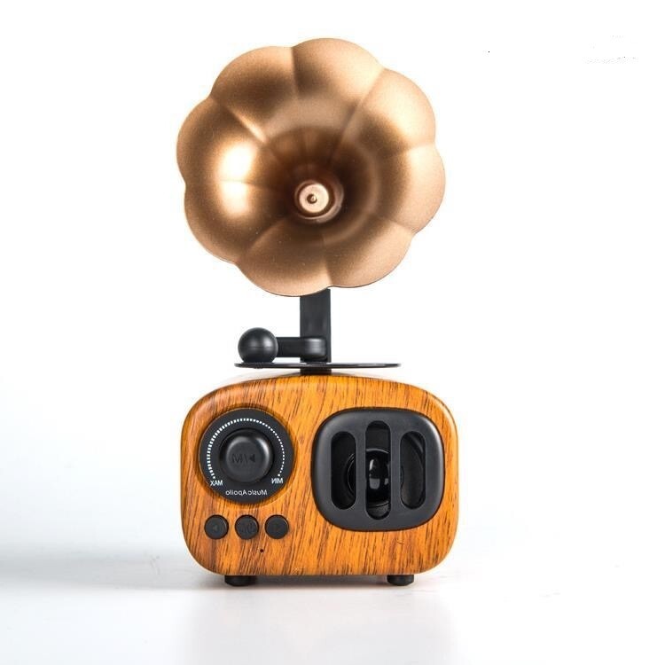 Retro Bluetooth Speaker with FM radio - Portable Vintage Wireless Speaker Retro Bluetooth Speaker with FM radio - Portable Vintage Wireless Speaker