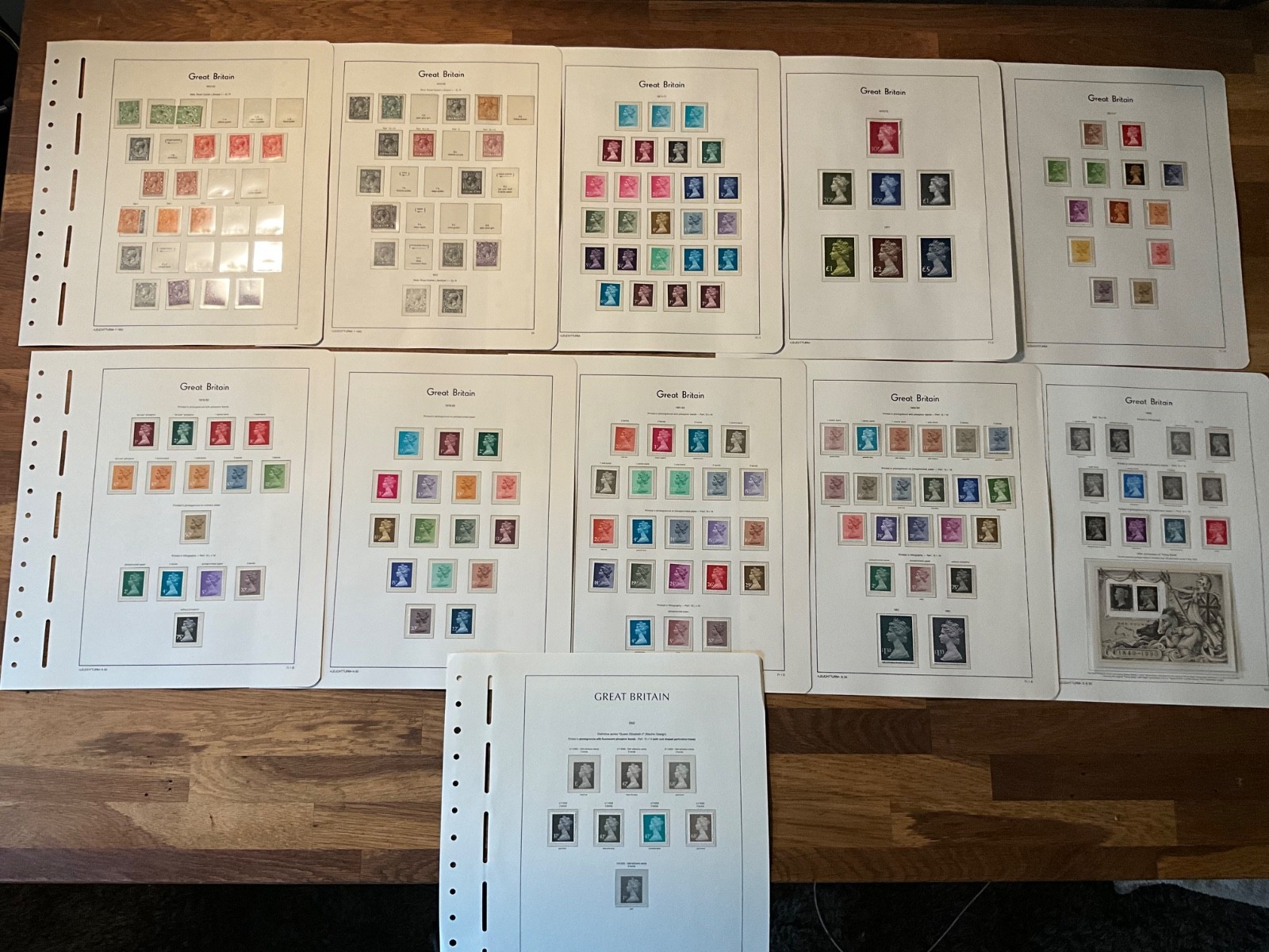 GB Definitive Stamp Collection KGV & QEII Mint MNH #RS23 GB Definitive Stamp Collection KGV & QEII Mint MNH #RS23