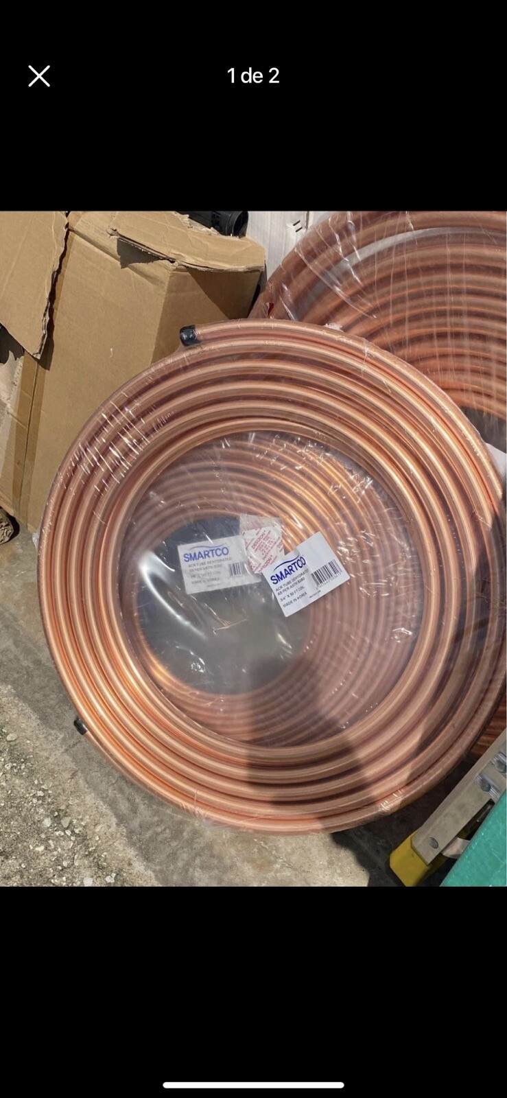 Smartco Copper, 7/8 In Outside Dia, 50 Ft Length For Hvac Smartco Copper, 7/8 In Outside Dia, 50 Ft Length For Hvac