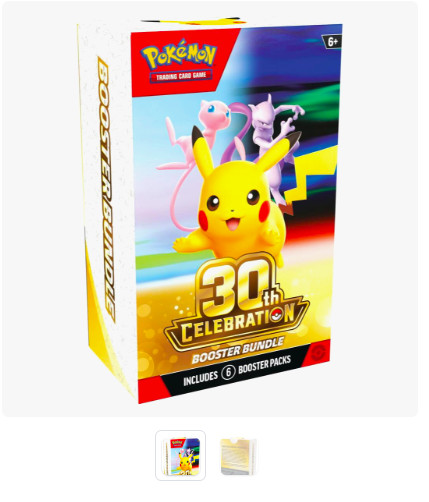 Pokemon 30th Celebration Anniversary Booster Bundle (6 packs) rip or ship LOUIS Pokemon 30th Celebration Anniversary Booster Bundle (6 packs) rip or ship LOUIS