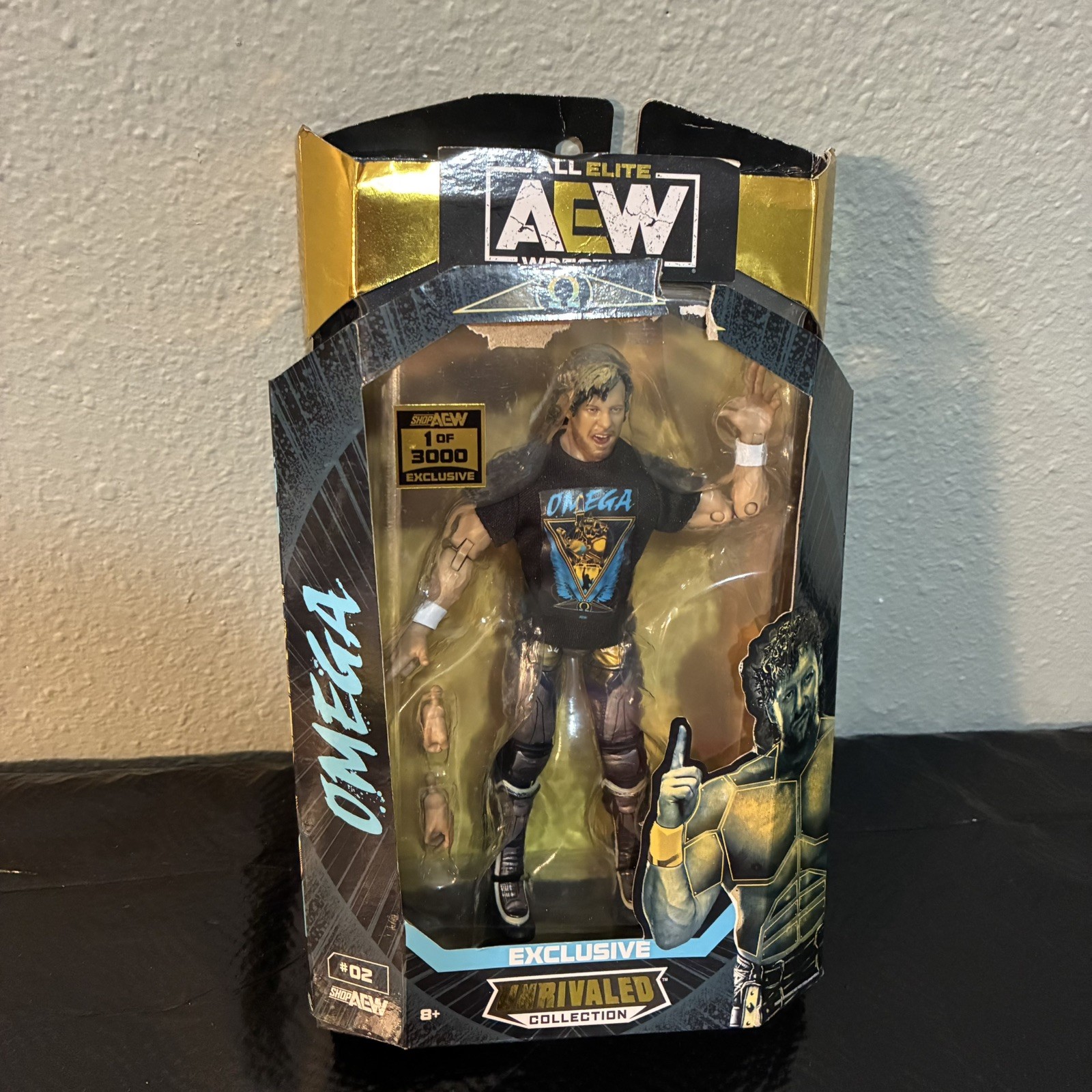 AEW Kenny Omega Shop AEW Exclusive 1/3000 Unrivaled Action Figure AEW Kenny Omega Shop AEW Exclusive 1/3000 Unrivaled Action Figure