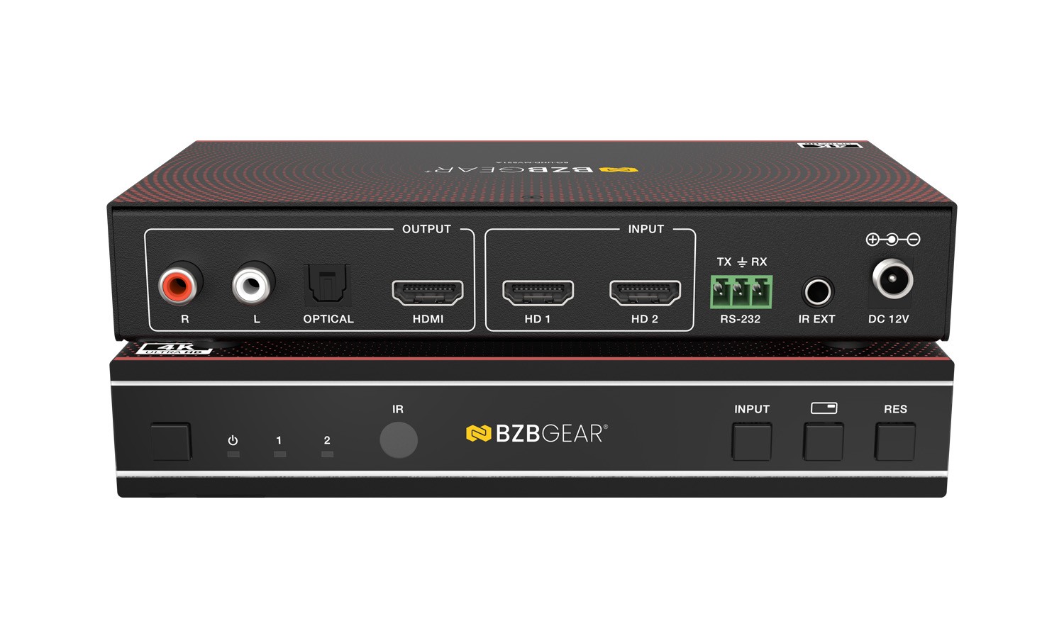 BZBGEAR 2x1 4K UHD HDMI Seamless Switcher/MultiViewer with Audio De-Embedding BZBGEAR 2x1 4K UHD HDMI Seamless Switcher/MultiViewer with Audio De-Embedding