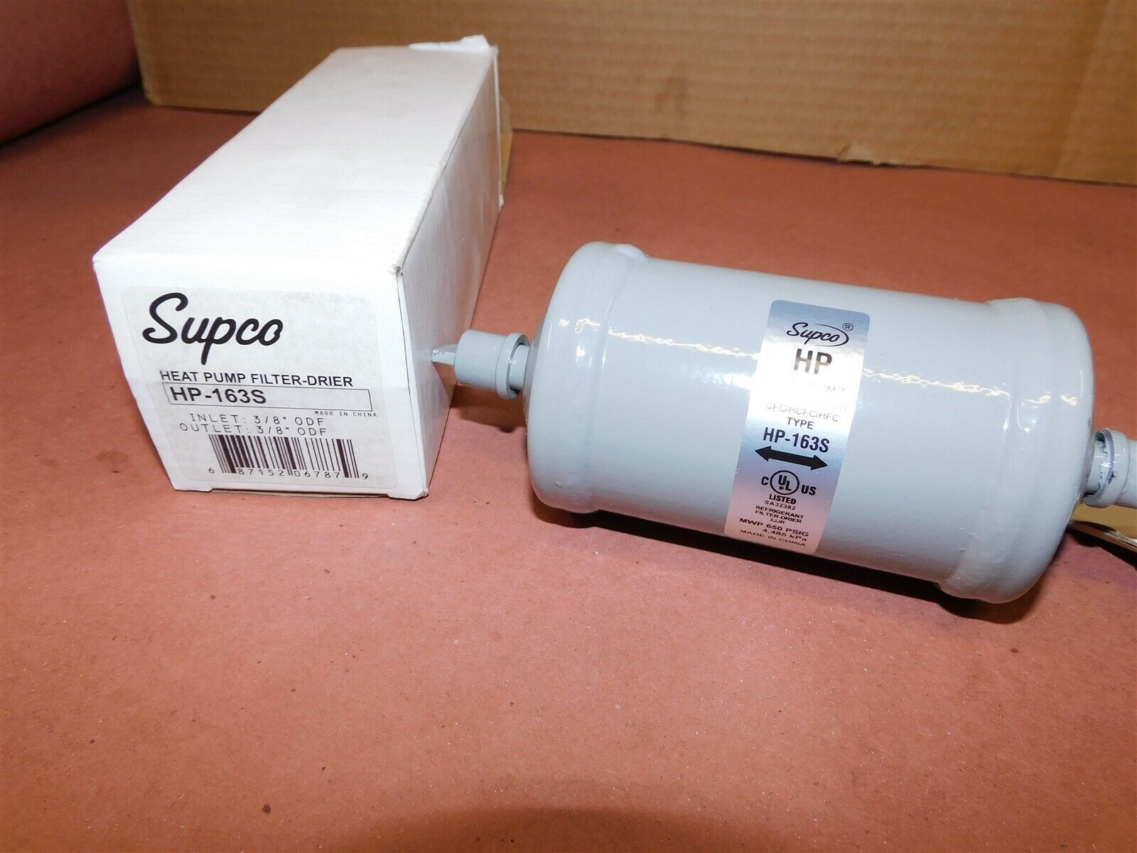 Supco HP-163S Biflow Heat Pump Filter Dryer 3/8