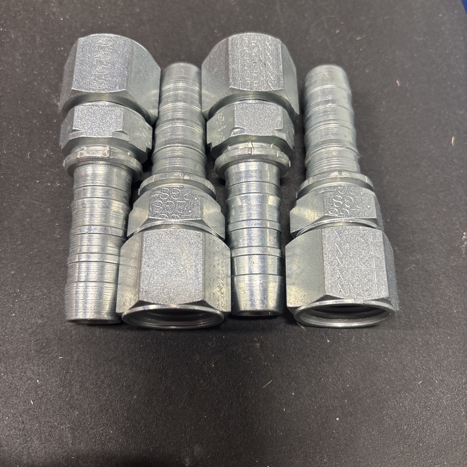 Gates Hydraulic Hose Fittings 12GS-12FJX Female JIC 37° Swivel QTY=4 Gates Hydraulic Hose Fittings 12GS-12FJX Female JIC 37° Swivel QTY=4