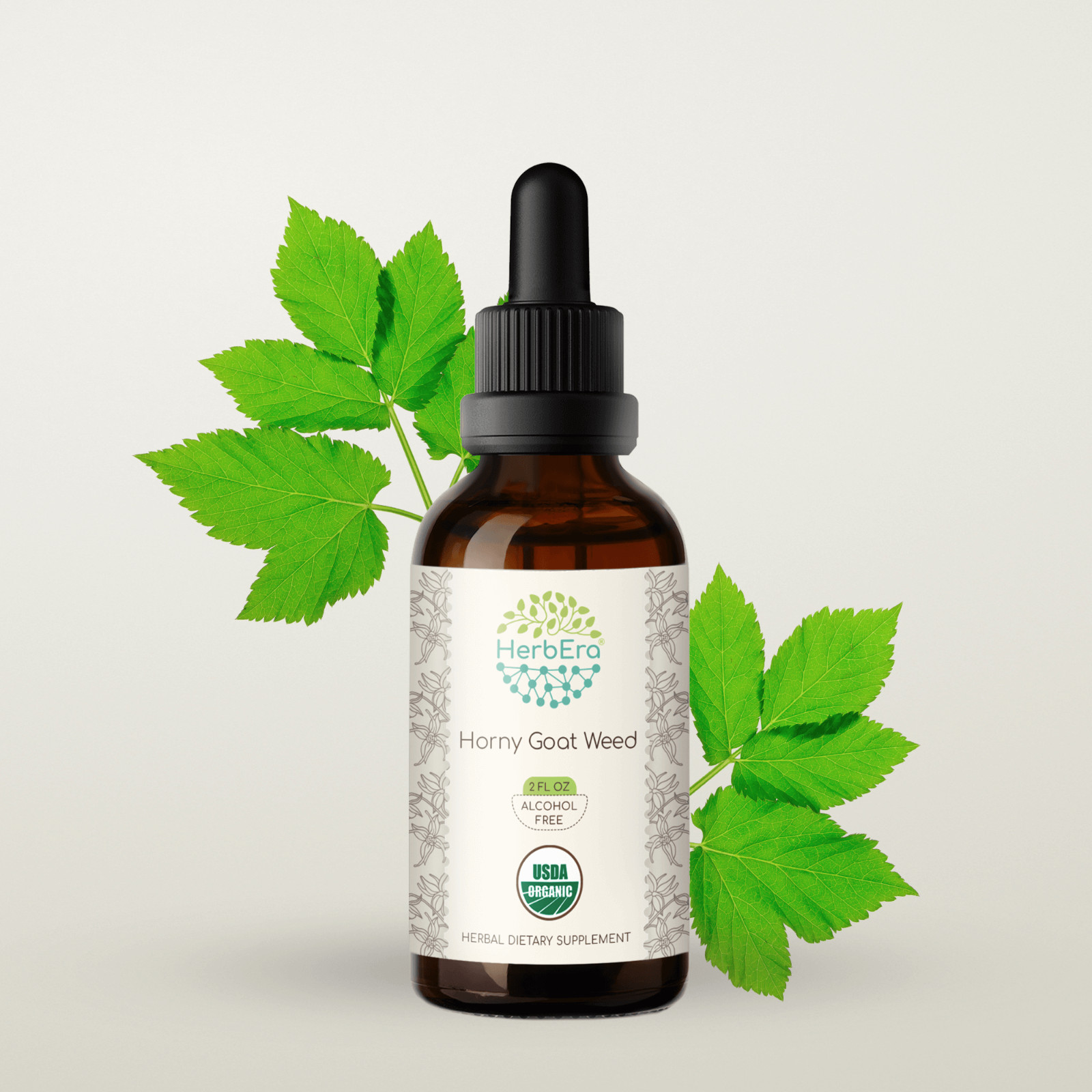 HerbEra Organic Horny Goat Weed Alcohol-FREE