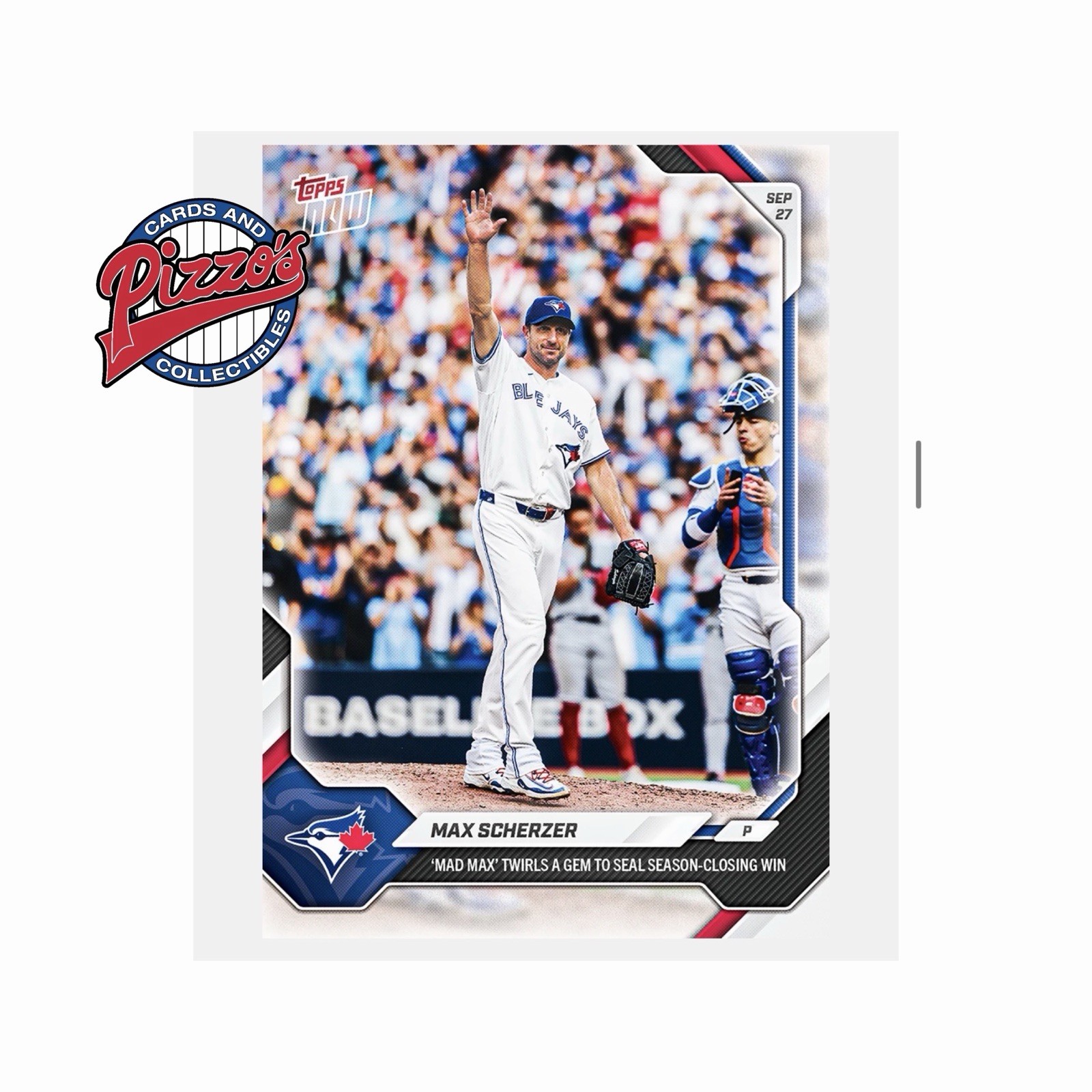Max Scherzer Final Win Of Season - 2026 MLB Topps NOW Card 733 Presale Max Scherzer Final Win Of Season - 2026 MLB Topps NOW Card 733 Presale