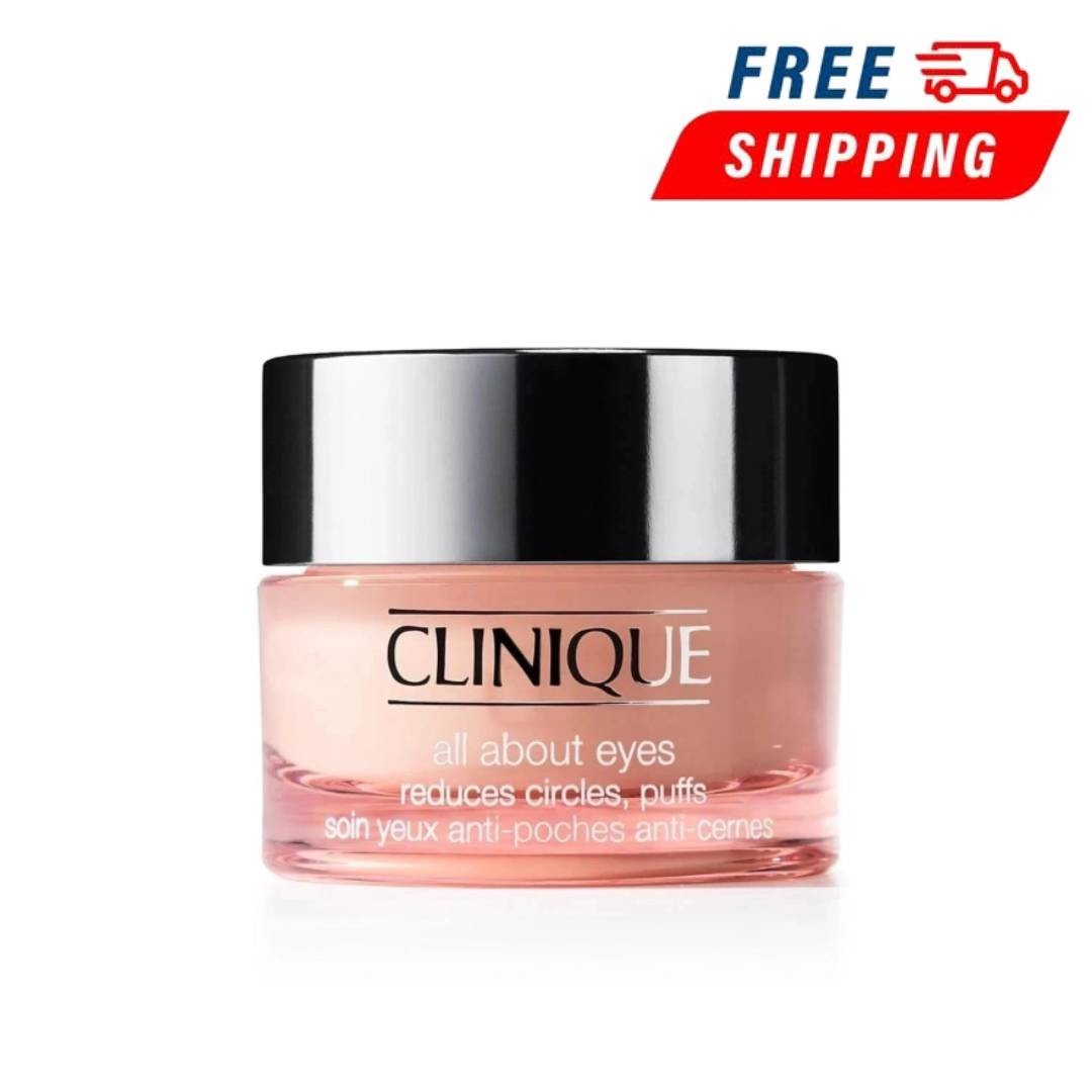 Clinique All About Eyes Reduces Circles, Puffs 0.5oz/15ml Eye Cream New Clinique All About Eyes Reduces Circles, Puffs 0.5oz/15ml Eye Cream New