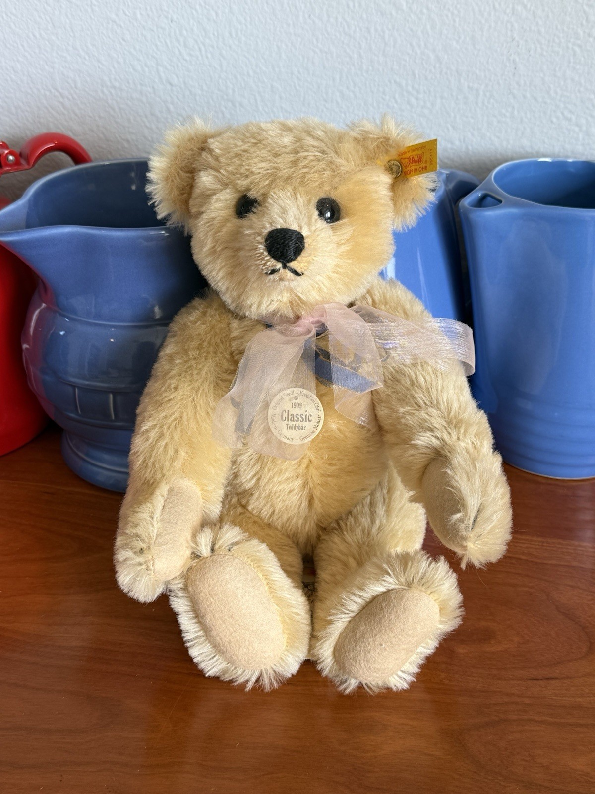 1909 Steiff Vintage Mohair Classic 1909 Teddy Bear in Exceptional Mint Condition 1909 Steiff Vintage Mohair Classic 1909 Teddy Bear in Exceptional Mint Condition