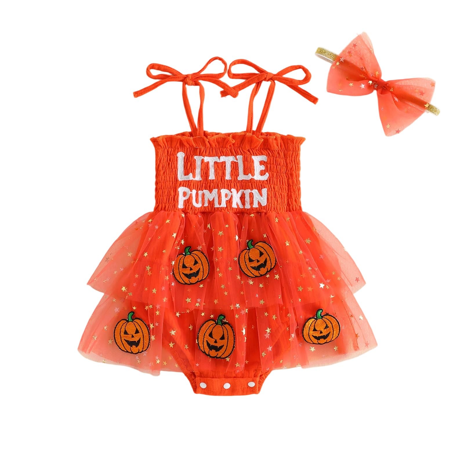 Ledy Champswiin Baby Girl Halloween Outfit Ruffle Bodysuits Cute Romper Dresses Ledy Champswiin Baby Girl Halloween Outfit Ruffle Bodysuits Cute Romper Dresses