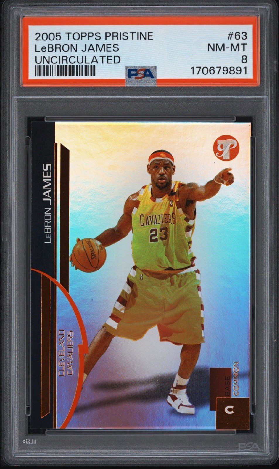 Topps 2005-06 Pristine LeBron James #63 Uncirculated /325 Cavaliers