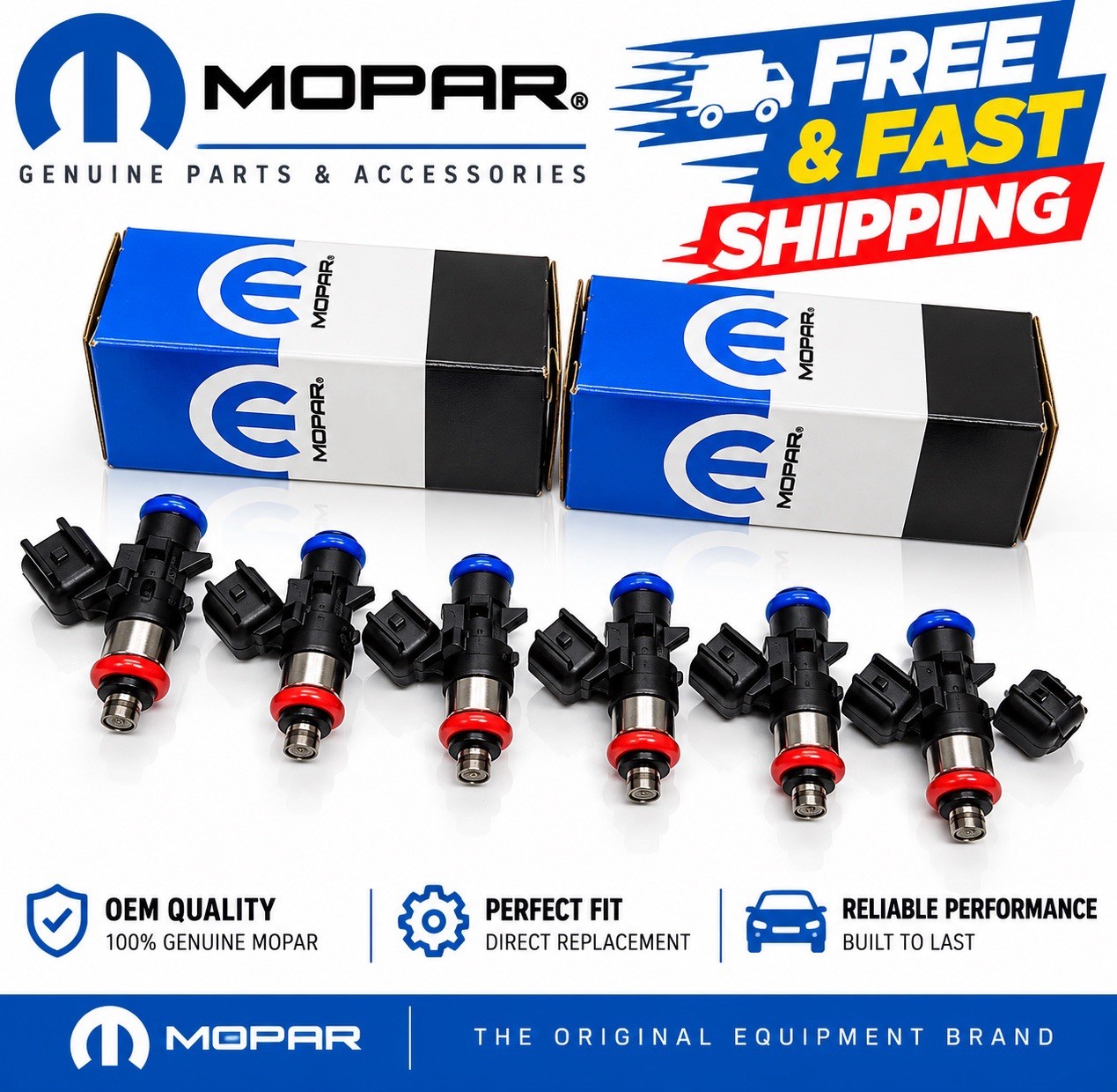 New OEM ORIGINAL MOPAR FUEL Injectors WRANGLER Challenger 3.6L 6 PCS 5184085AC New OEM ORIGINAL MOPAR FUEL Injectors WRANGLER Challenger 3.6L 6 PCS 5184085AC