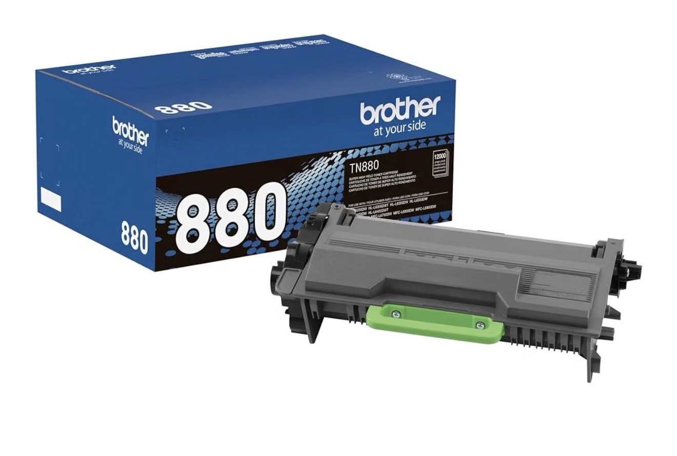 Genuine Brother TN880 Black Super High Yield Toner Cartridge Genuine Brother TN880 Black Super High Yield Toner Cartridge