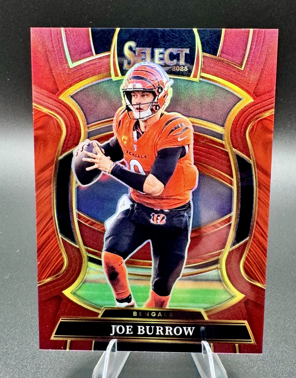 2025 Panini Select - Concourse Joe Burrow #57 Maroon Prizm 044/149 2025 Panini Select - Concourse Joe Burrow #57 Maroon Prizm 044/149