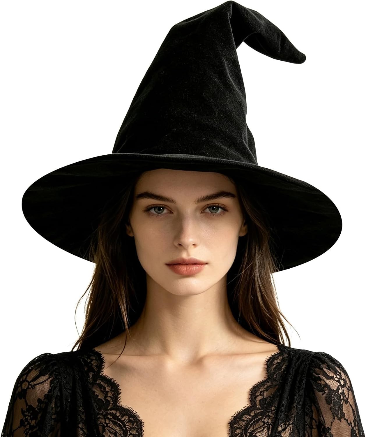 Lightweight Comfort Fit Witch Hat, Leuceity Halloween Wizard Hat