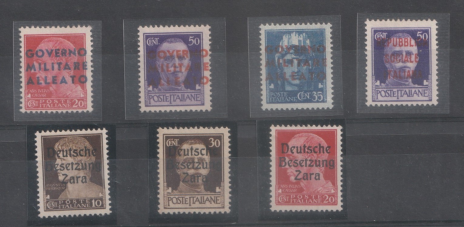 IMTZ ITALY RSI GNR ATLANTIC BASE 1943 LOT MNH/MH IMTZ ITALY RSI GNR ATLANTIC BASE 1943 LOT MNH/MH