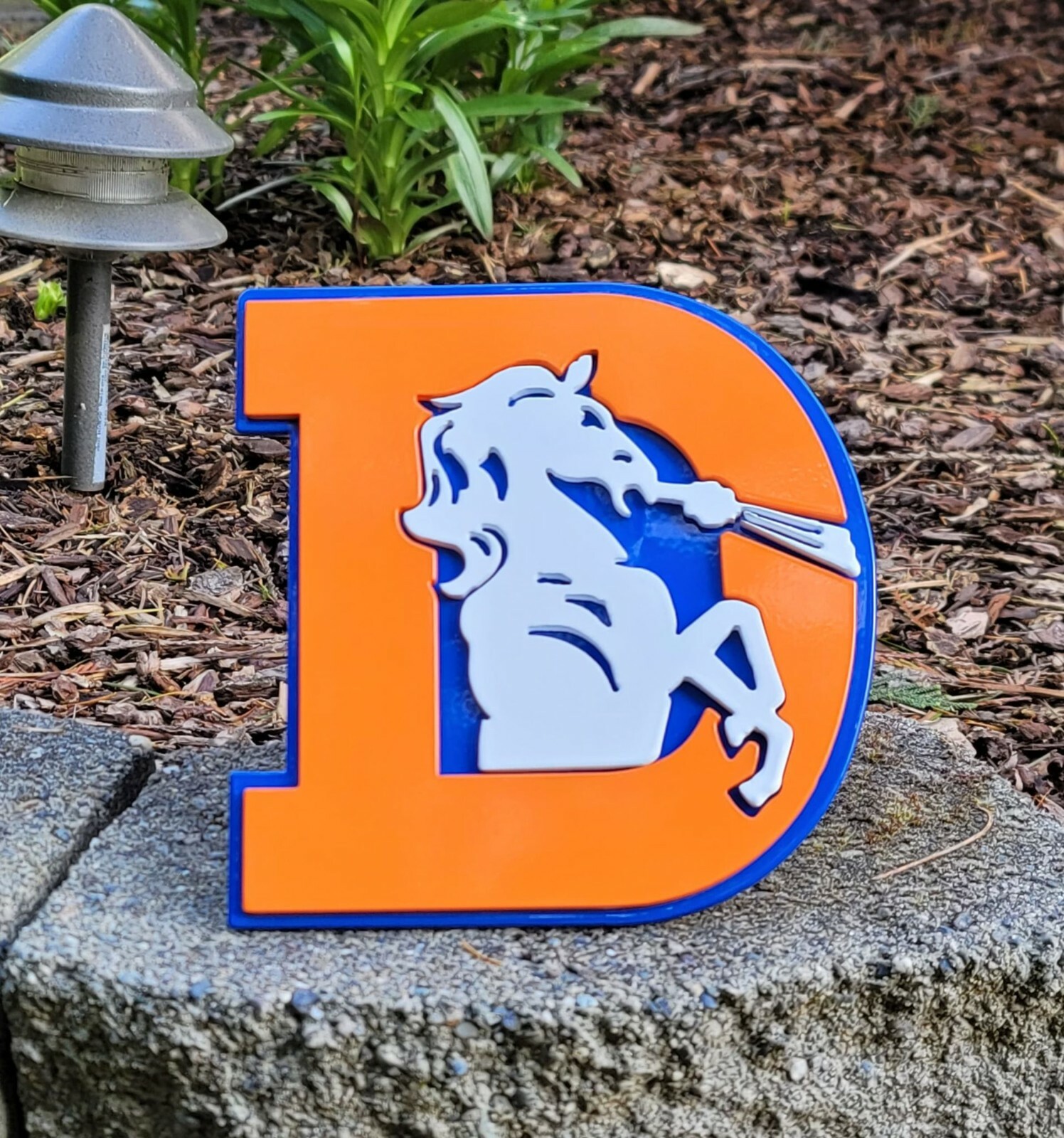 Vintage Denver Bronco\'s Custom Hitch Cover Vintage Denver Bronco\'s Custom Hitch Cover