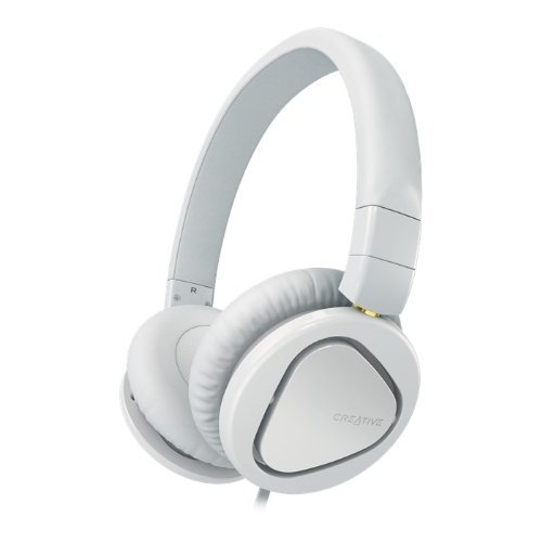 5 New Creative Hitz MA2600 On-Ear Headset - White 5 New Creative Hitz MA2600 On-Ear Headset - White