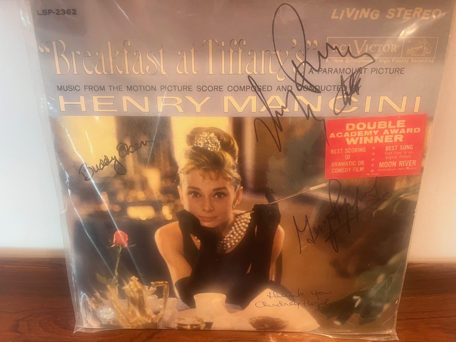 Breakfast at Tiffanys Signed Album Audrey Hepburn Peppard Ebsen Mickey Rooney