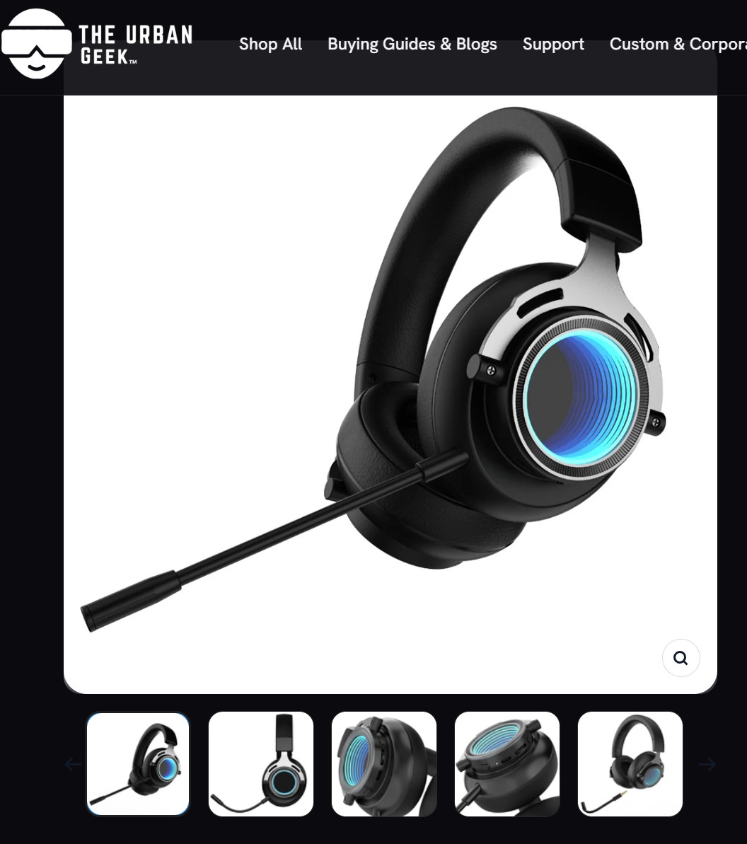 Gaming Wireless Headphones - The Urban Geek
