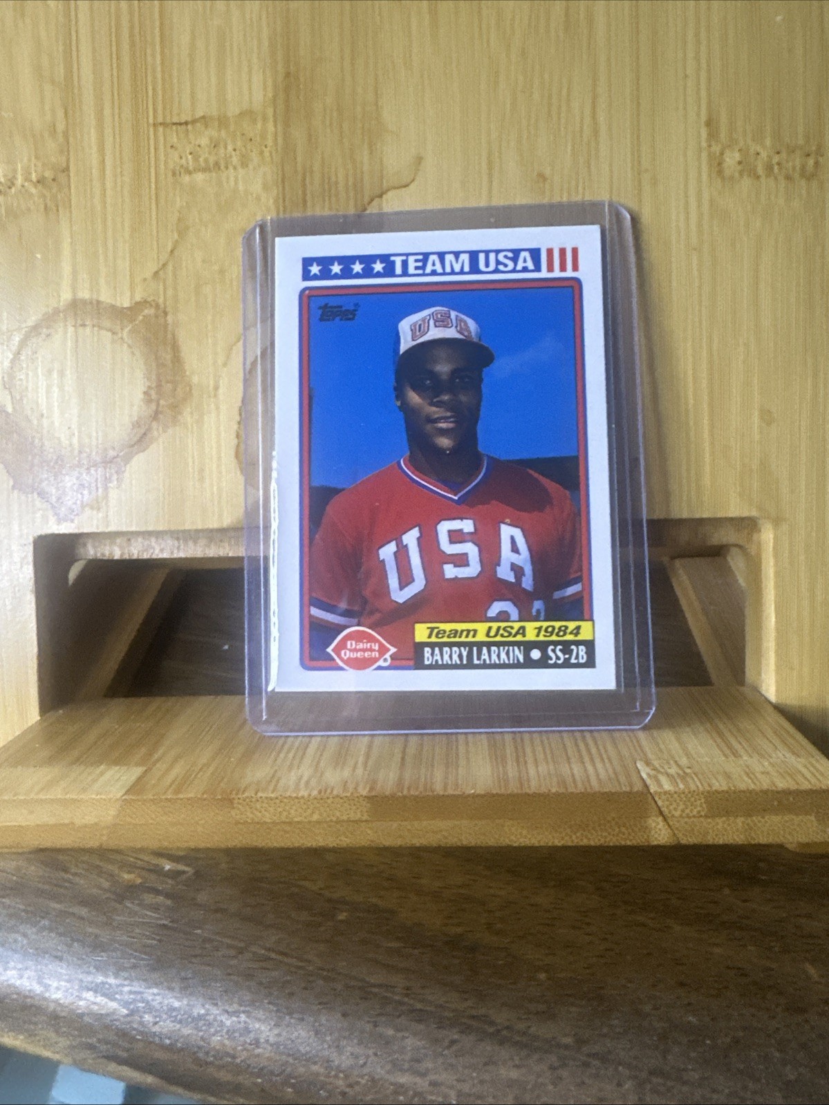 1992 Topps Dairy Queen Team USA - Barry Larkin #4