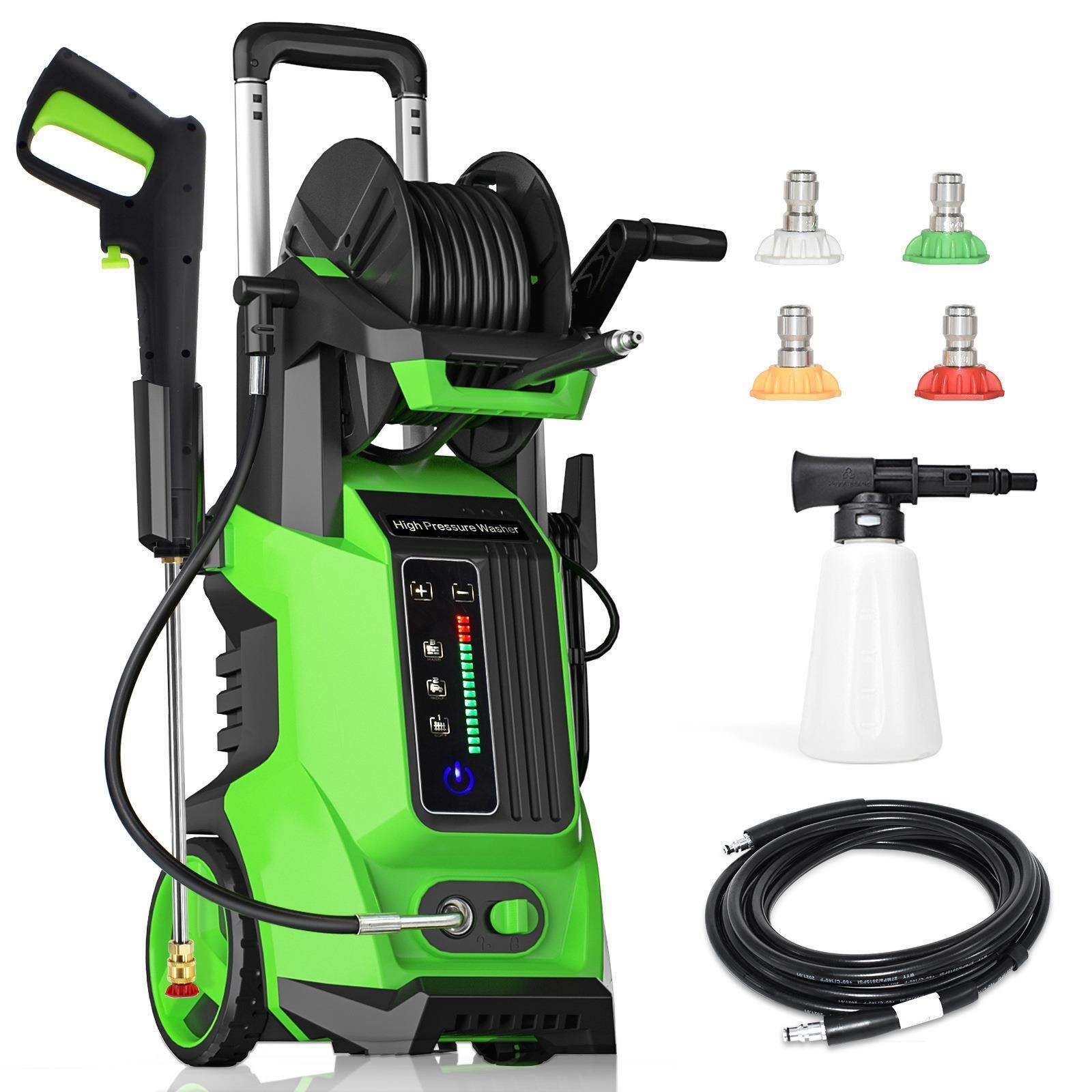 5000PSI 1800W High Pressure Washer with Touch Screen Adjustment Pressure