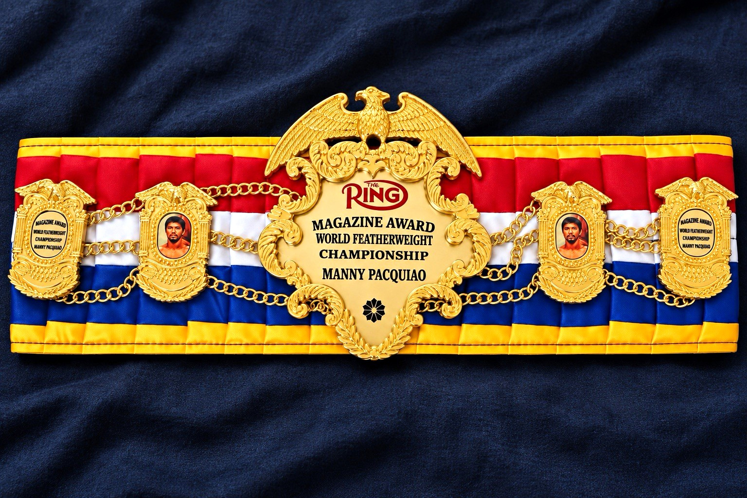 RING Magazine Manny Pacquiao Belt – Full Size Display Model