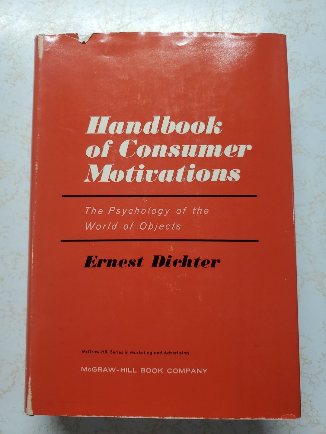 Vintage 1964 Handbook Consumer Motivations Psychology of Objects Ernest Dichter Vintage 1964 Handbook Consumer Motivations Psychology of Objects Ernest Dichter