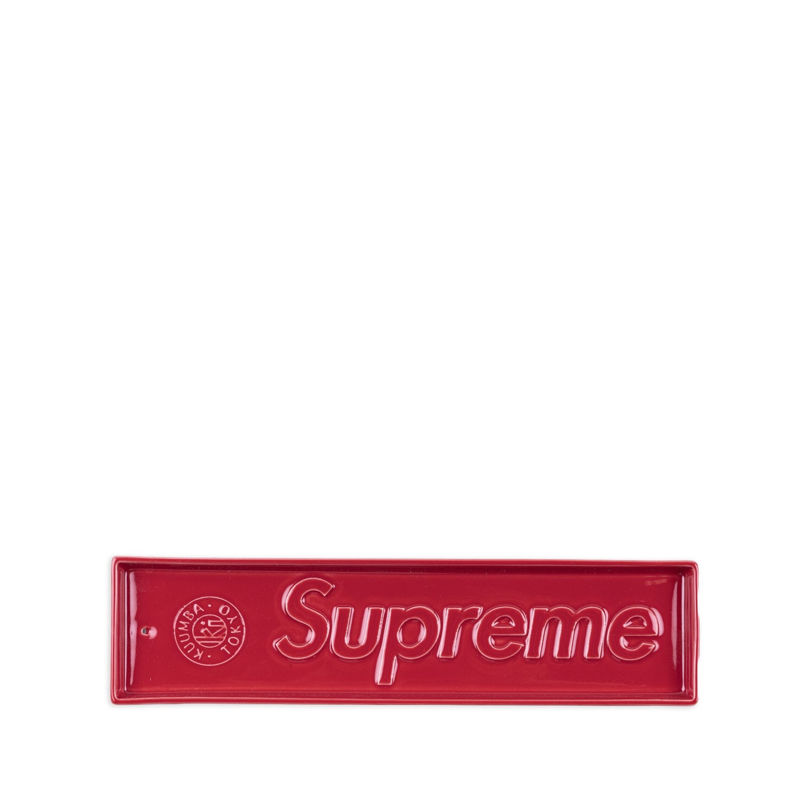 Supreme x Kuumba red ceramic incense tray