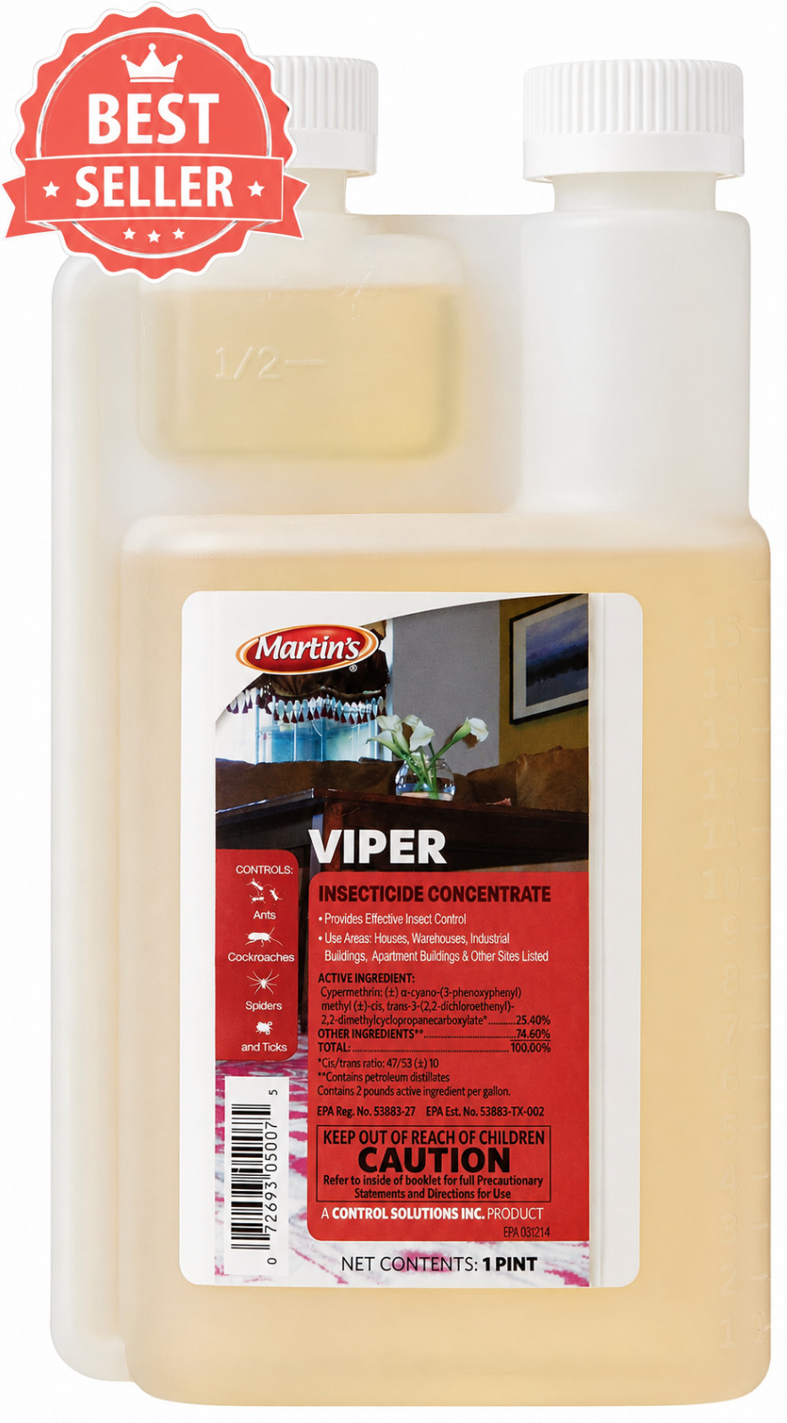 CSI Viper Insecticide - 16 oz - Concentrated Pest Control (82005007)