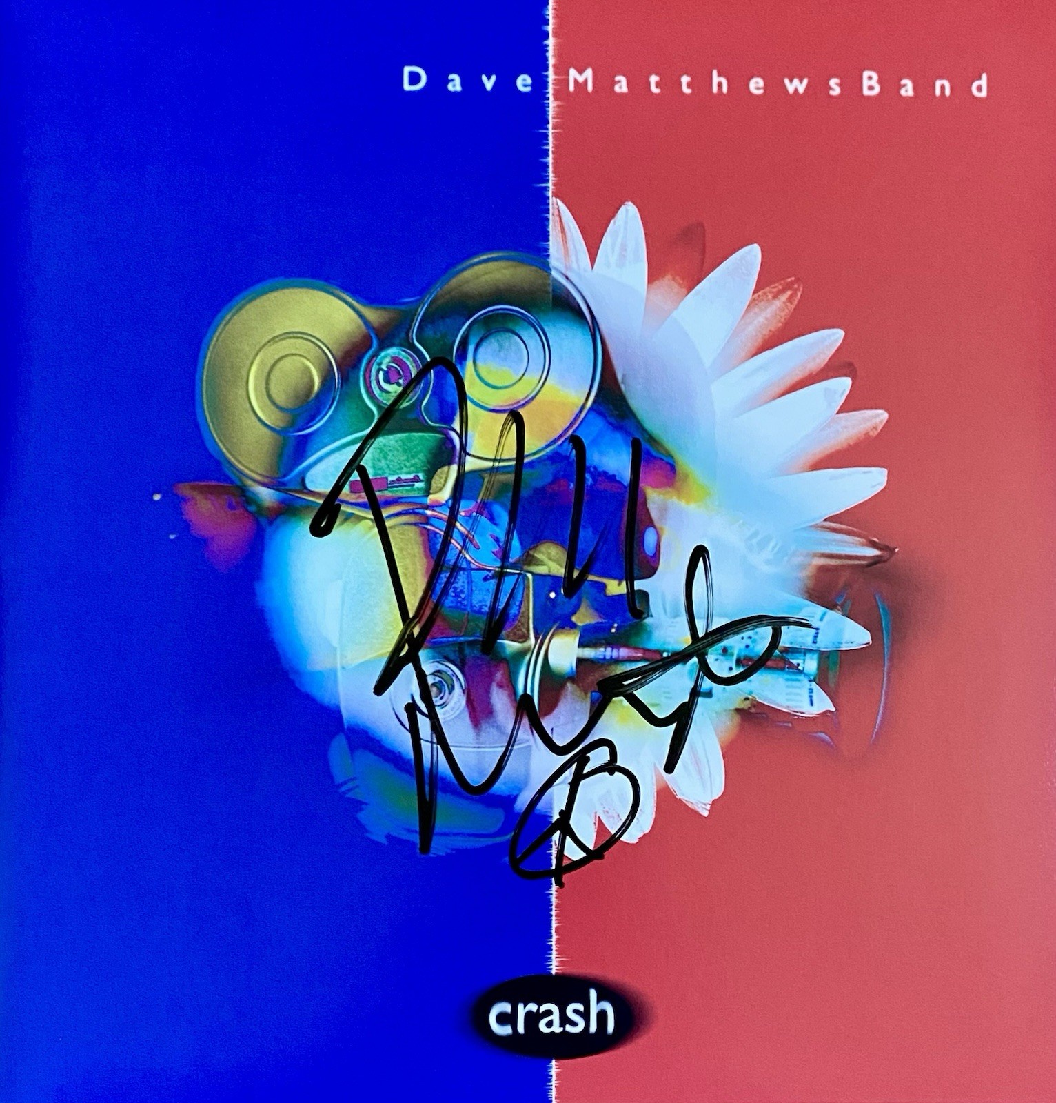 DAVE MATTHEWS AUTOGRAPHED SIGNED CRASH VINYL DAVE MATTHEWS AUTOGRAPHED SIGNED CRASH VINYL