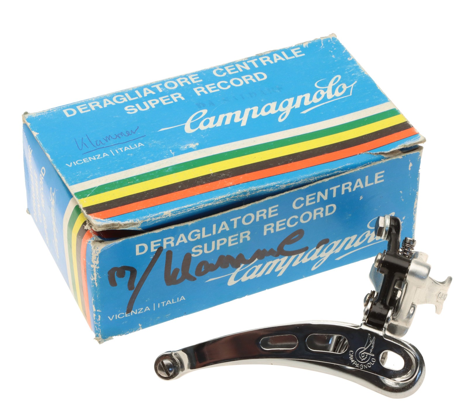 Campagnolo Super Record 1052/SR Front Derailleur Clamp-On Vintage NEW NOS Campagnolo Super Record 1052/SR Front Derailleur Clamp-On Vintage NEW NOS