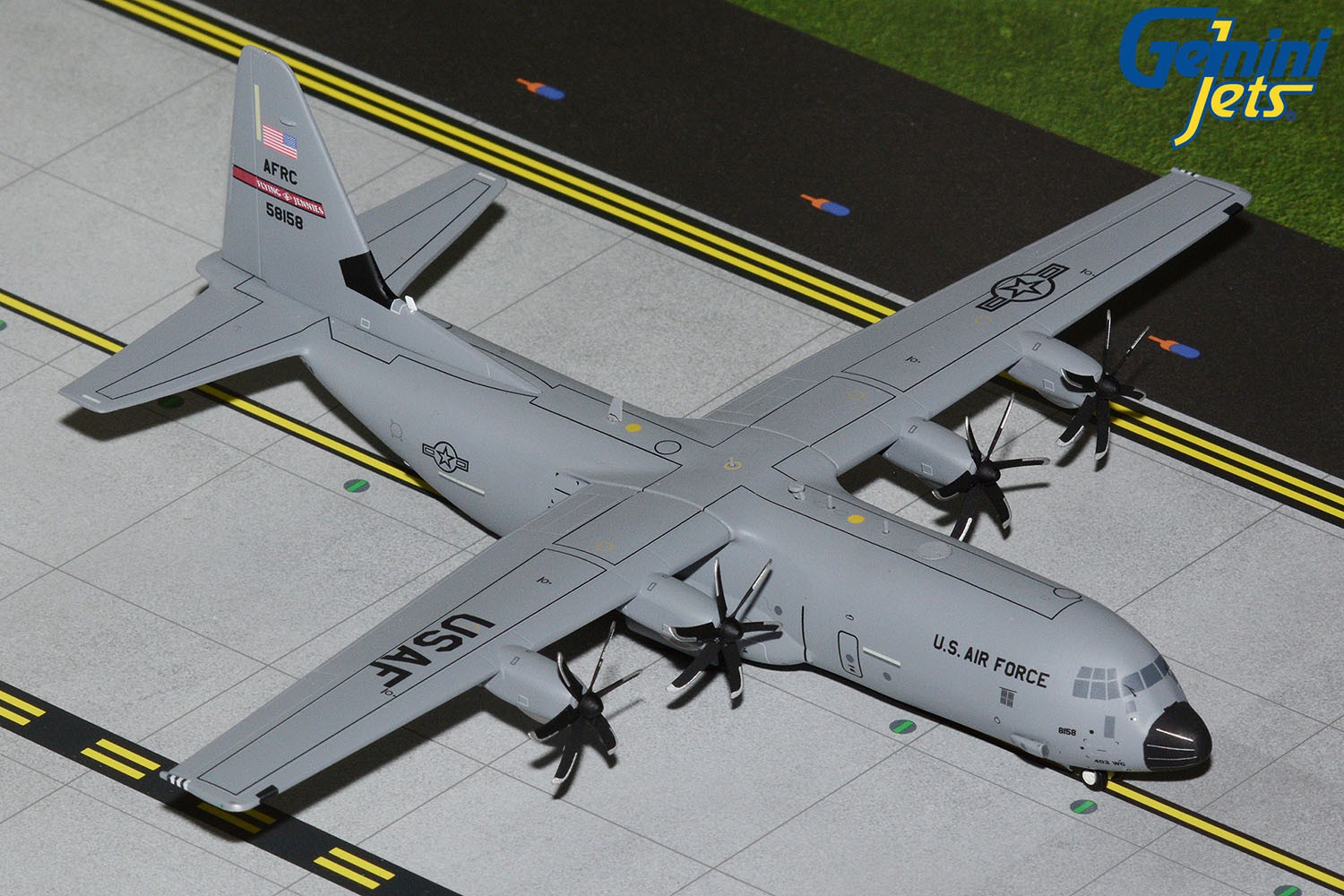 Gemini Jets 1:200 US Air Force C-130J Hercules Keesler AFB G2AFO1473 IN STOCK Gemini Jets 1:200 US Air Force C-130J Hercules Keesler AFB G2AFO1473 IN STOCK