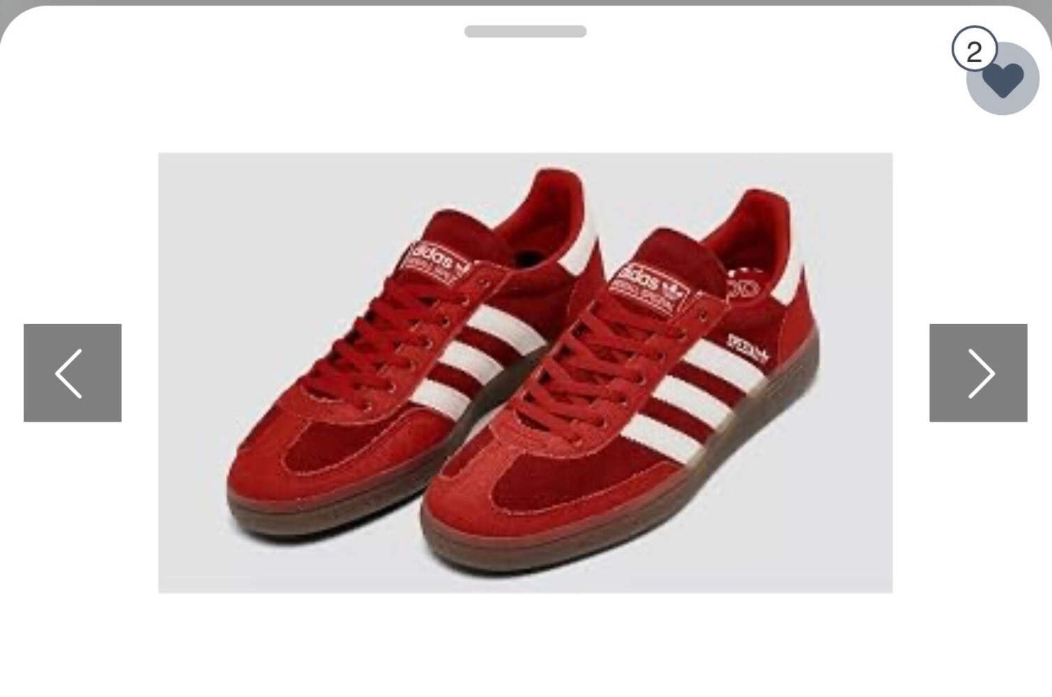 Adidas Originals Handball Spezial - Scarlet Cloud White W (JR5008