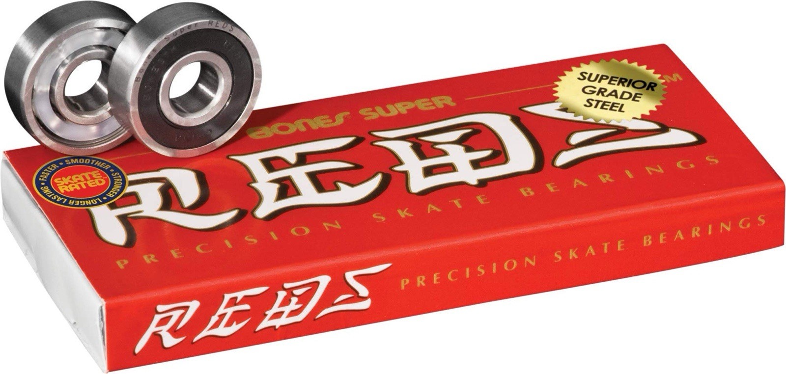BONES Super Reds Bearings - 8 pack BONES Super Reds Bearings - 8 pack