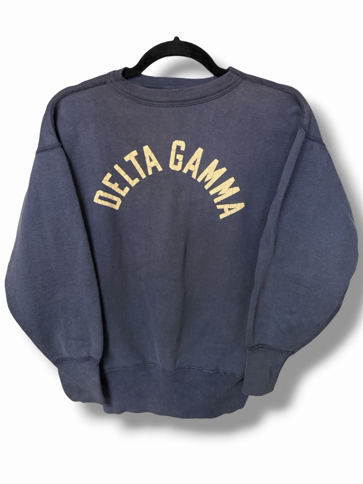 Vintage 1950s Champion Delta Gamma Sweatshirt Running Man Tag Sorority M 38-40