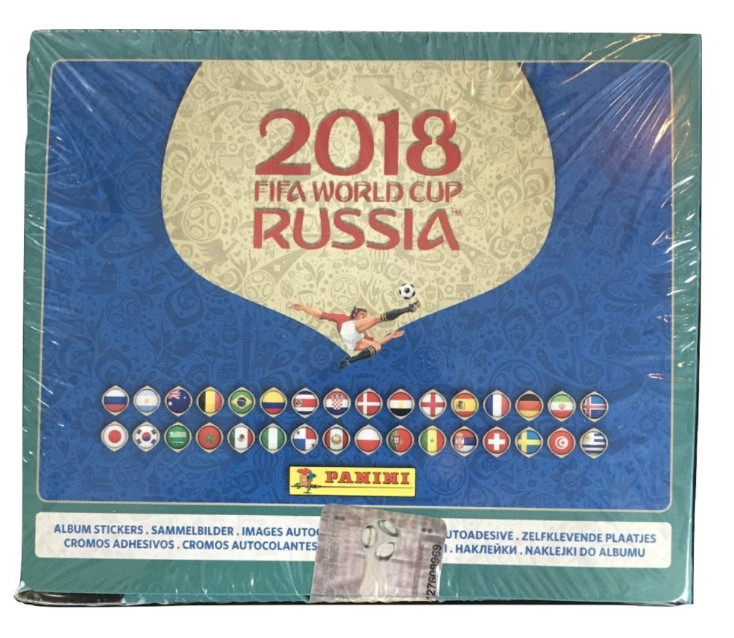 Panini 2018 Russia World Cup Sticker Sealed DIsplay Box 104 Packs Panini 2018 Russia World Cup Sticker Sealed DIsplay Box 104 Packs