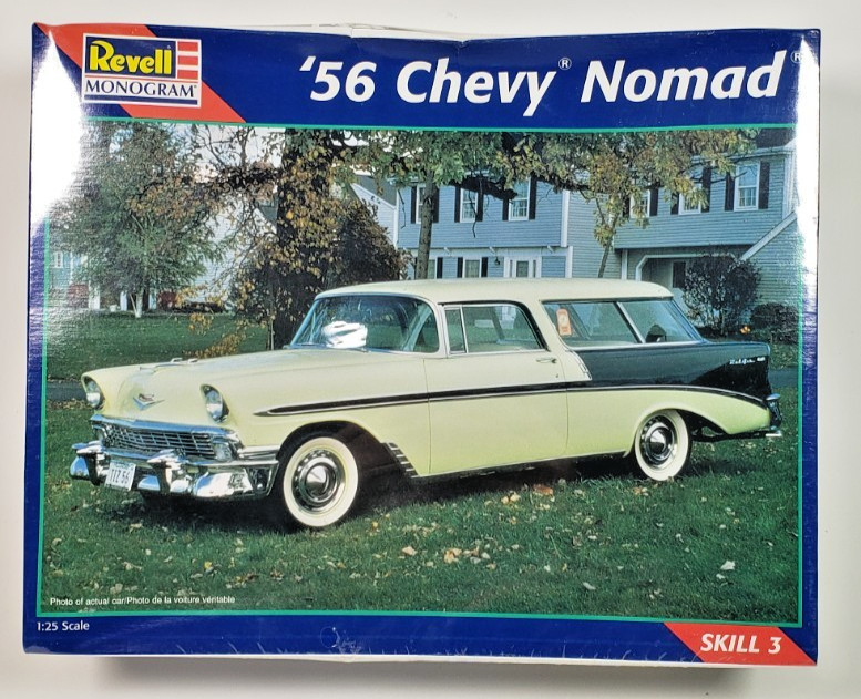 Revell-Monogram \'56 Chevy Nomad 1:25 scale Model Kit Released in 1997 New Sealed Revell-Monogram \'56 Chevy Nomad 1:25 scale Model Kit Released in 1997 New Sealed