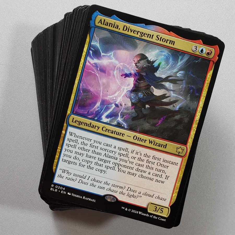 MTG Commander Alania Divergent Storm Custom 100 Card Otter EDH Deck with Rares