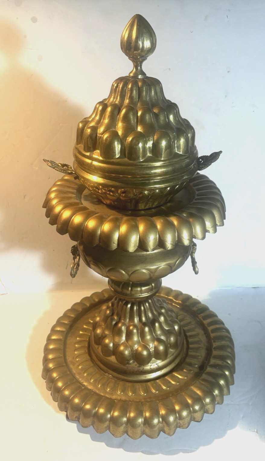 Vintage Antique Mangal Turkish Tent Warmer Brass Large heirloom Vintage Antique Mangal Turkish Tent Warmer Brass Large heirloom