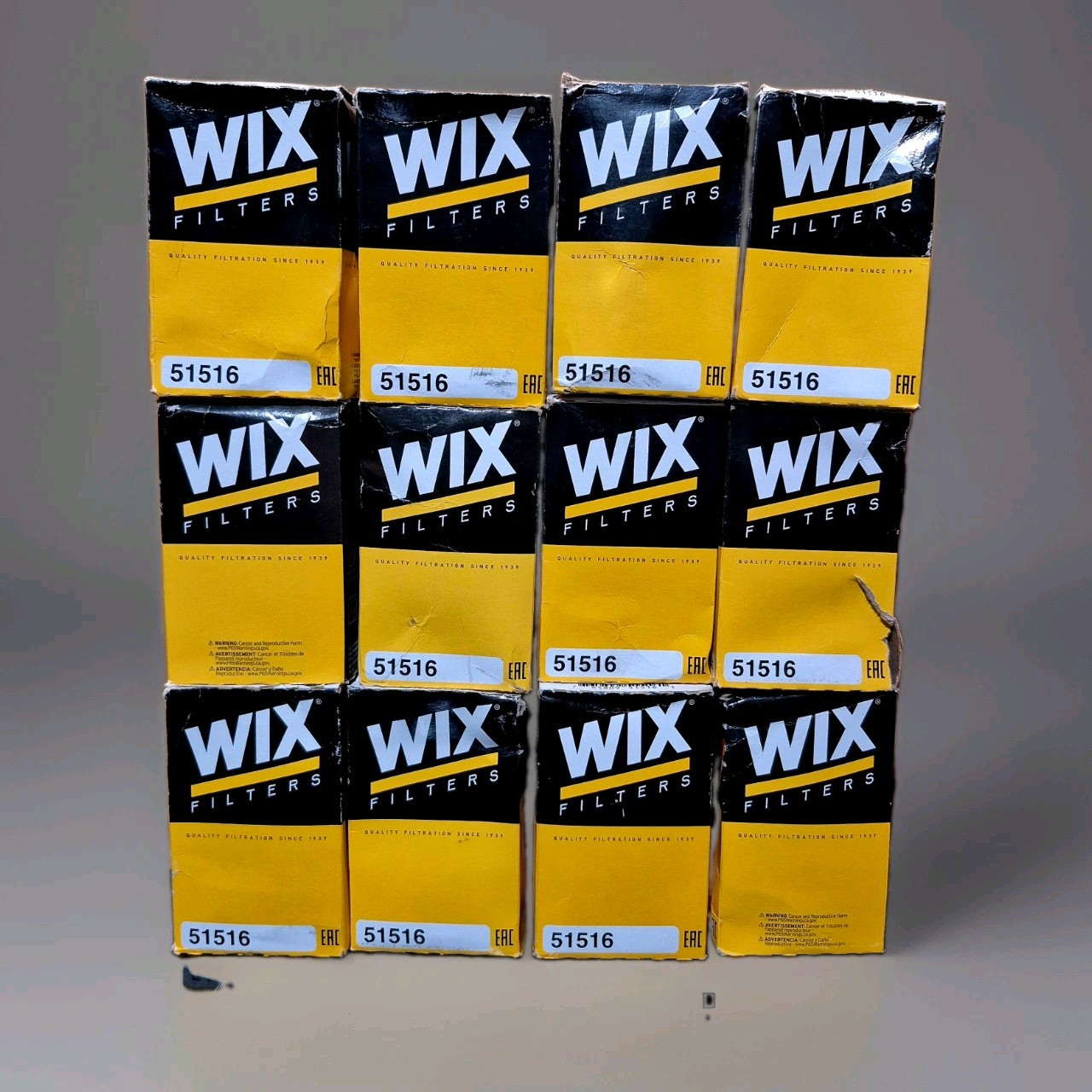 WIX 51516 Spin-on Engine Oil Filter-Lot of 12 New Filters WIX 51516 Spin-on Engine Oil Filter-Lot of 12 New Filters
