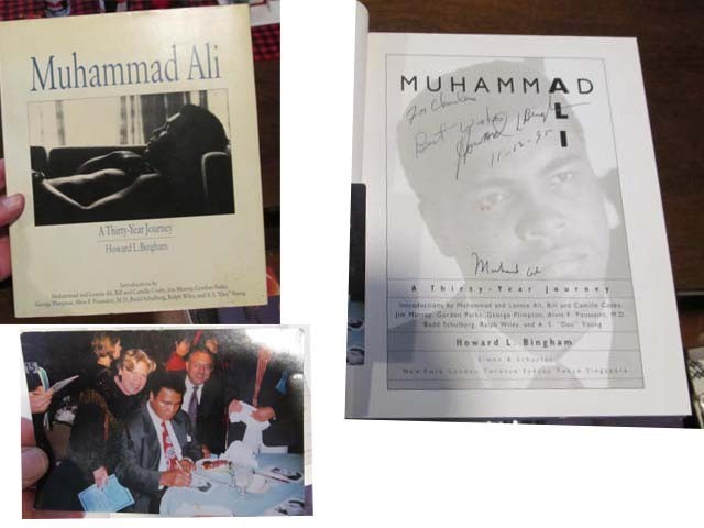 Muhammad Ali Autographed Book A Thirty-Year Journey and Signed Howard L. Bingham Muhammad Ali Autographed Book A Thirty-Year Journey and Signed Howard L. Bingham