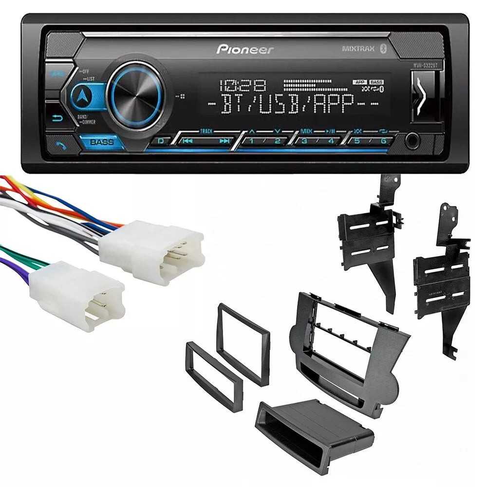 Pioneer MVH-S322BT Bluetooth Car Stereo AM/FM for 2008-12 Toyota Highlander Kit Pioneer MVH-S322BT Bluetooth Car Stereo AM/FM for 2008-12 Toyota Highlander Kit