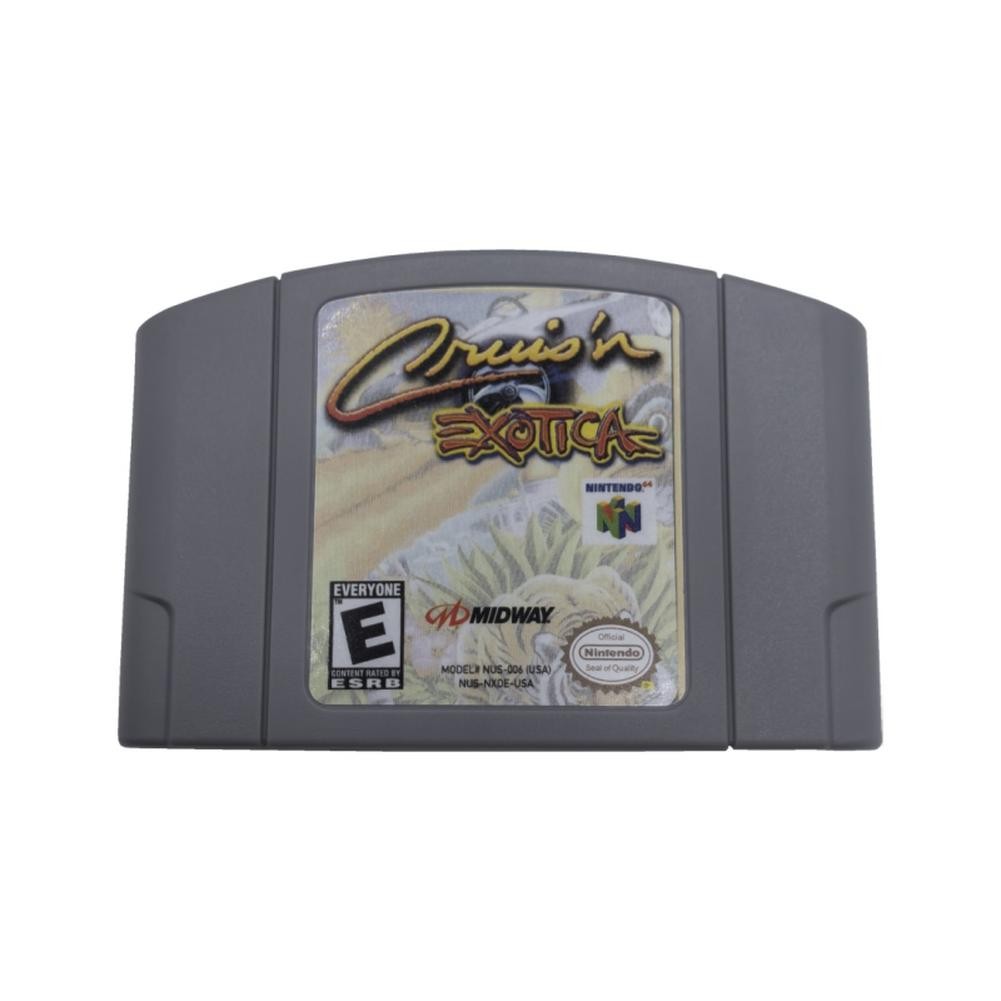 Cruis\'n Exotica - Nintendo 64 (N64) Fully functional Vintage cartridge