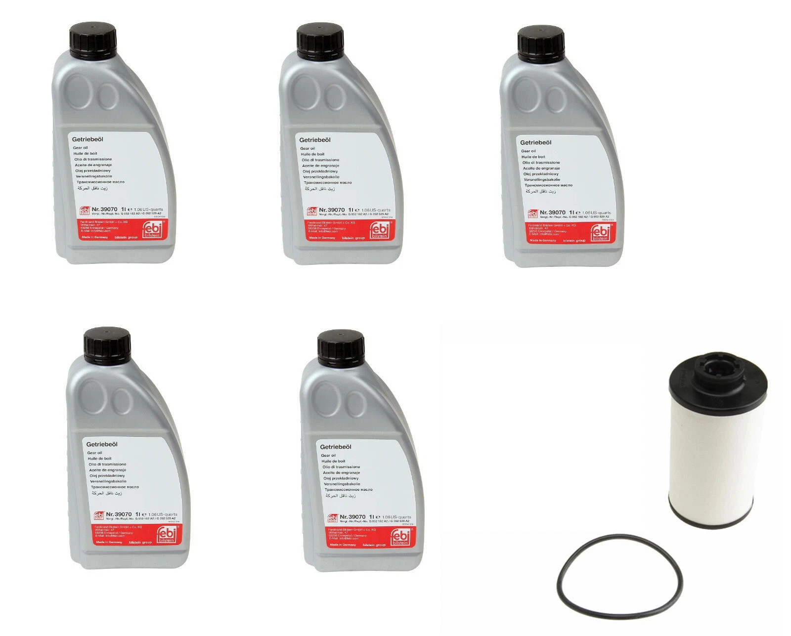 OEM FEBI VW DSG Automatic ATF Transmission Dual Clutch Fluid Oil Filter Service OEM FEBI VW DSG Automatic ATF Transmission Dual Clutch Fluid Oil Filter Service