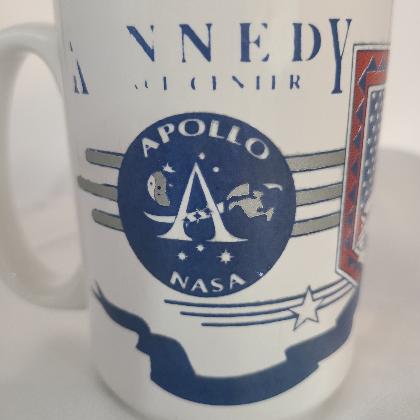Kennedy Space Center NASA Apollo Space Shuttle Ceramic Coffee Mug Vintage